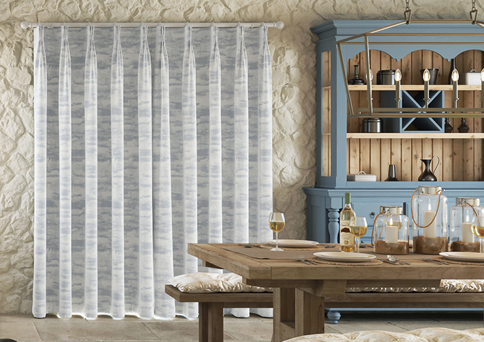 Glamour, Slate Blue - Made to Measure Curtains - Image 7